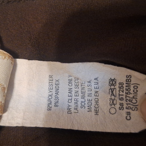 Poetry Blouse, Jr. Size Small, Brown - Picture 5 of 10